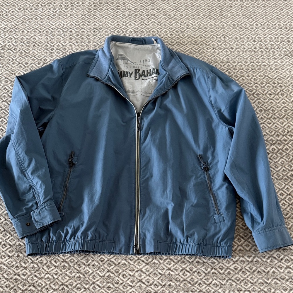 Tommy Bahama Men's Slate Blue Windbreaker